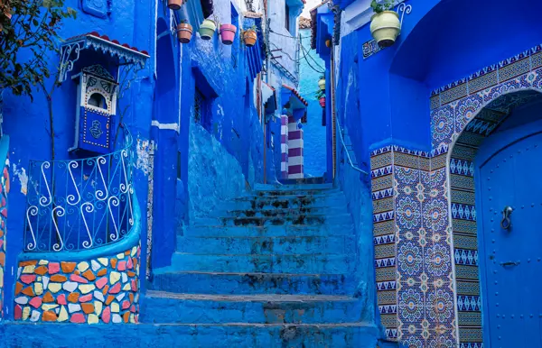 Durch Chefchaouens blaue Gassen schlendern